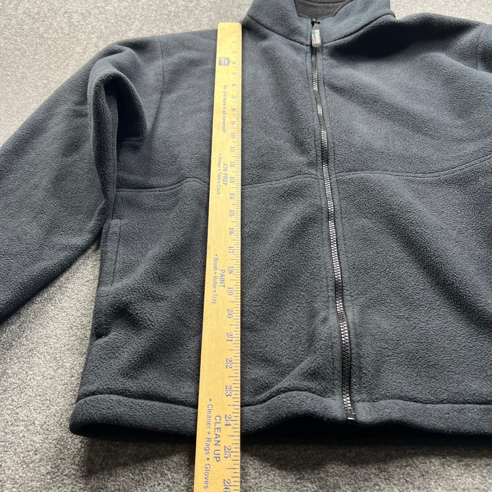 Vintage Campmor Fleece Jacket Mens M Gray Polartec Full Zip Mock Neck Outdoor — image 4 of 8